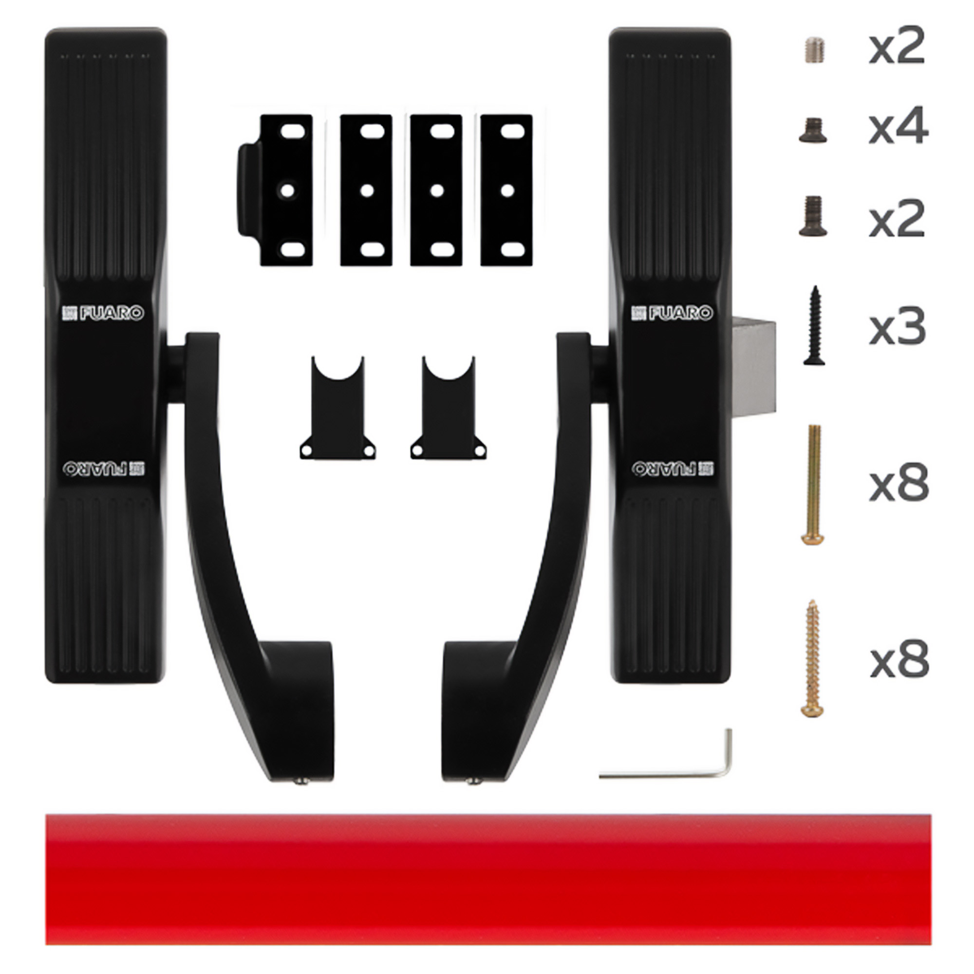 Ручка-штанга Fuaro нажимная AP.1700B push-bar накладной для одно/двуствор. дверей